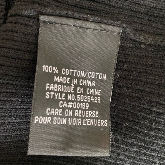 Lindor 100% cotton black sweater - Picture 4 of 4